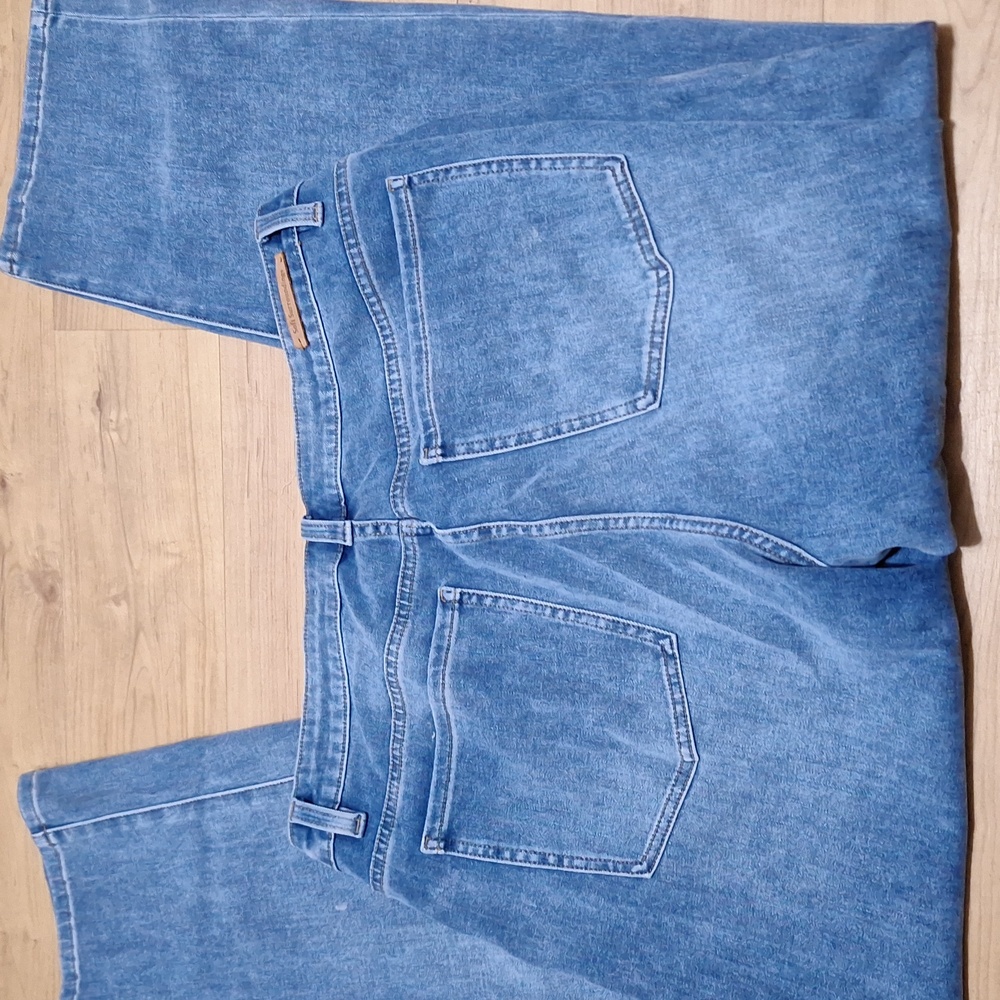 Soft Surroundings Denim Jeans size 14 Medium Wash Bootcut Stretch - Picture 3 of 5